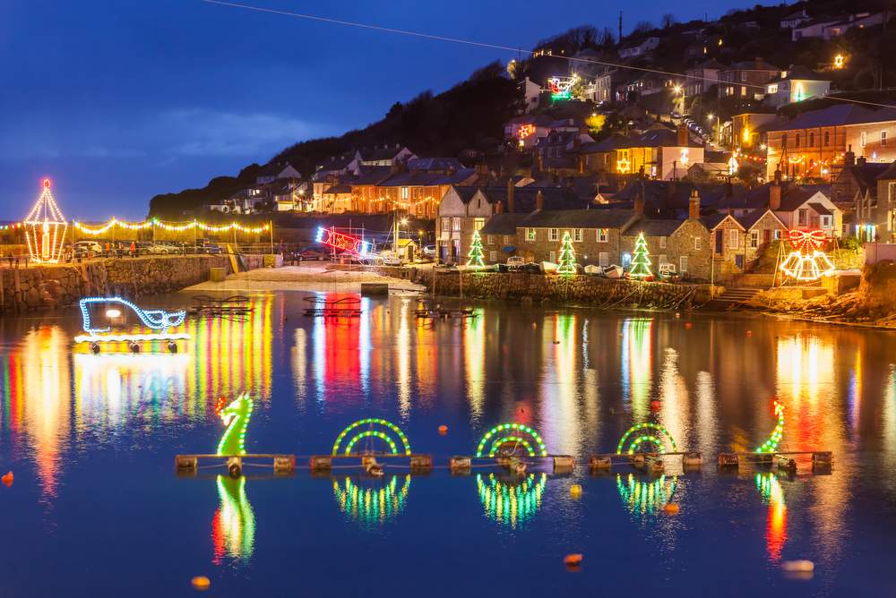 things to do christmas lights mousehole cornwall